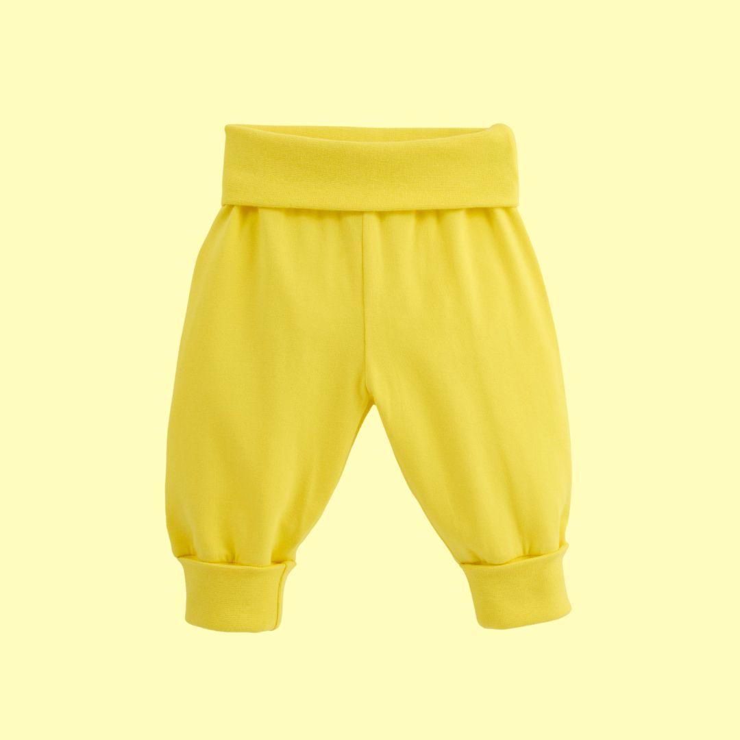 ScandiBugs Own Label Organic Yoga Pants - Sunshine Yellow - ScandiBugs