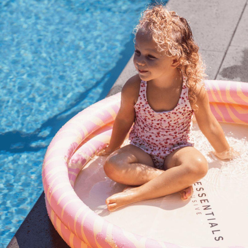 Swim Essentials Inflatable Pink Zebra Paddling Pool - ScandiBugs