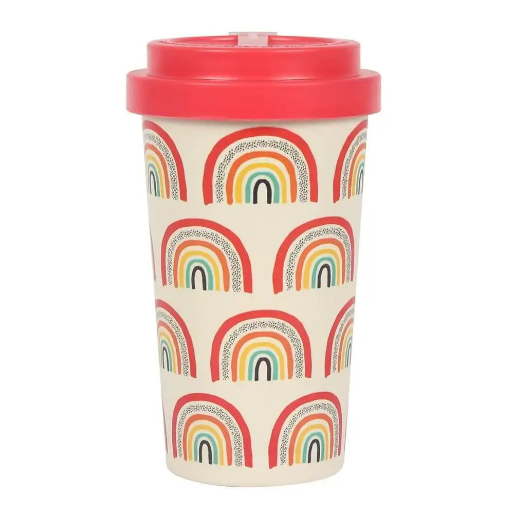 Bamboo Eco Travel Mug - Rainbow Print : ScandiBugs