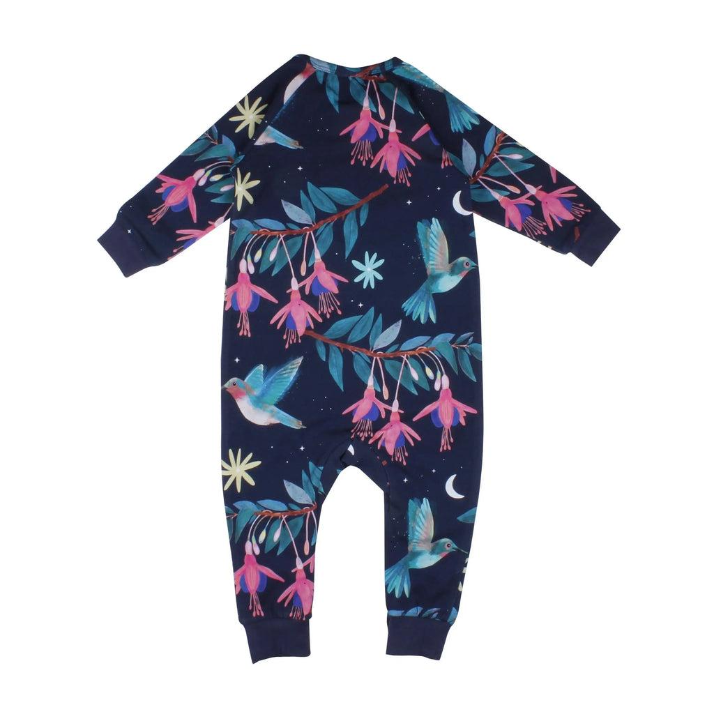 Walkiddy Hummingbirds Rompersuit (Long Sleeve & Full Length) : ScandiBugs