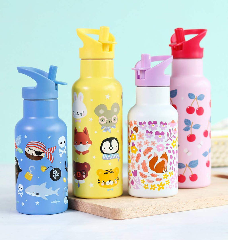 A Little Lovely Company - Kids Stainless Steel Drink / Water Bottle: Pirates