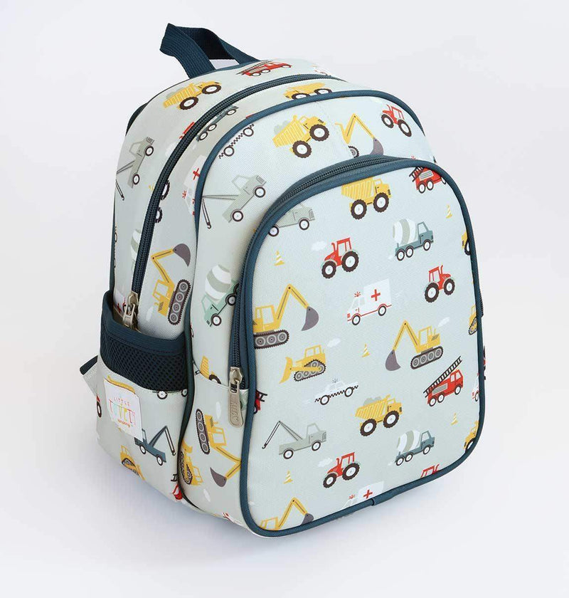 A Little Lovely Company - Backpack with Insulated Pocket: Vehicles