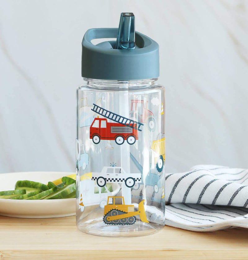 A Little Lovely Company - Kids Drink/Water Bottle: Vehicles