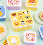 A Little Lovely Company - Lunch & Snack Box Set: Animal friends
