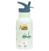 A Little Lovely Company - Kids Stainless Steel Drink / Water Bottle: Vehicles, Cars
