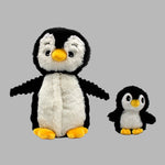 Les Ptipotos - Poppy The Penguin Mum & Baby: Black