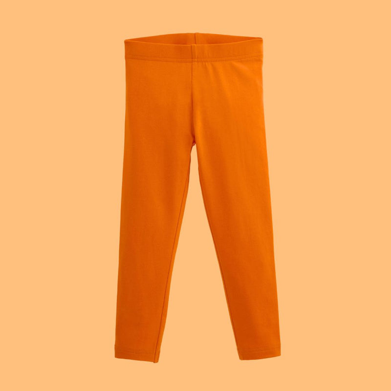 ScandiBugs Own Label Organic Leggings - Tangelo Orange