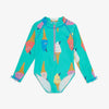Muddy Puddles UV 보호 수영복 - Lilac Rainbow