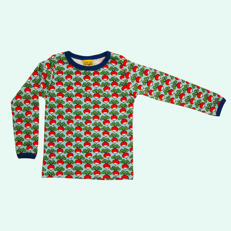 DUNS Radish: Petit Blue - Long Sleeve Top