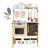 Speedy Monkey Wooden Play Kitchen with 20 Accessories