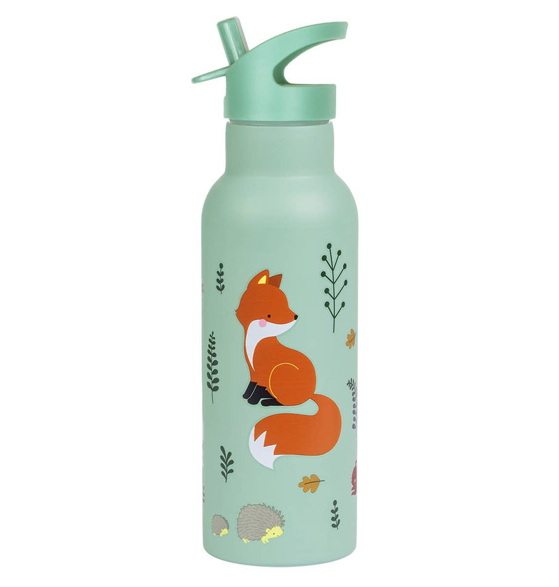 A Little Lovely Company - XL Stainless Steel Drink / Water bottle: Forest friends