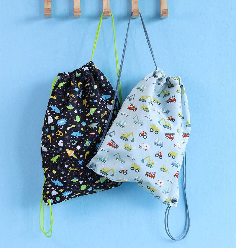 A Little Lovely Company - Gym / Drawstring Bag: Galaxy
