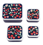 A Little Lovely Company - Lunch & Snack Box Set: Strawberries