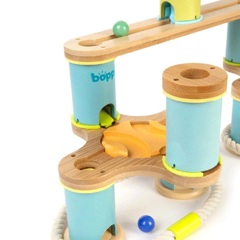 Boppi Wooden Bamboo Marble Run - 스타터 팩