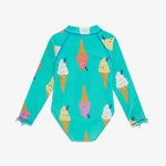 Muddy Puddles UV 보호 수영복 - Lilac Rainbow