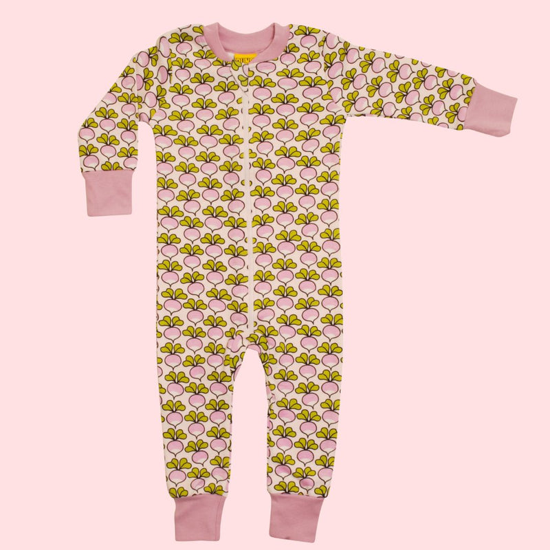 DUNS Radish: Almost Mauve - Long Sleeve Zip Suit