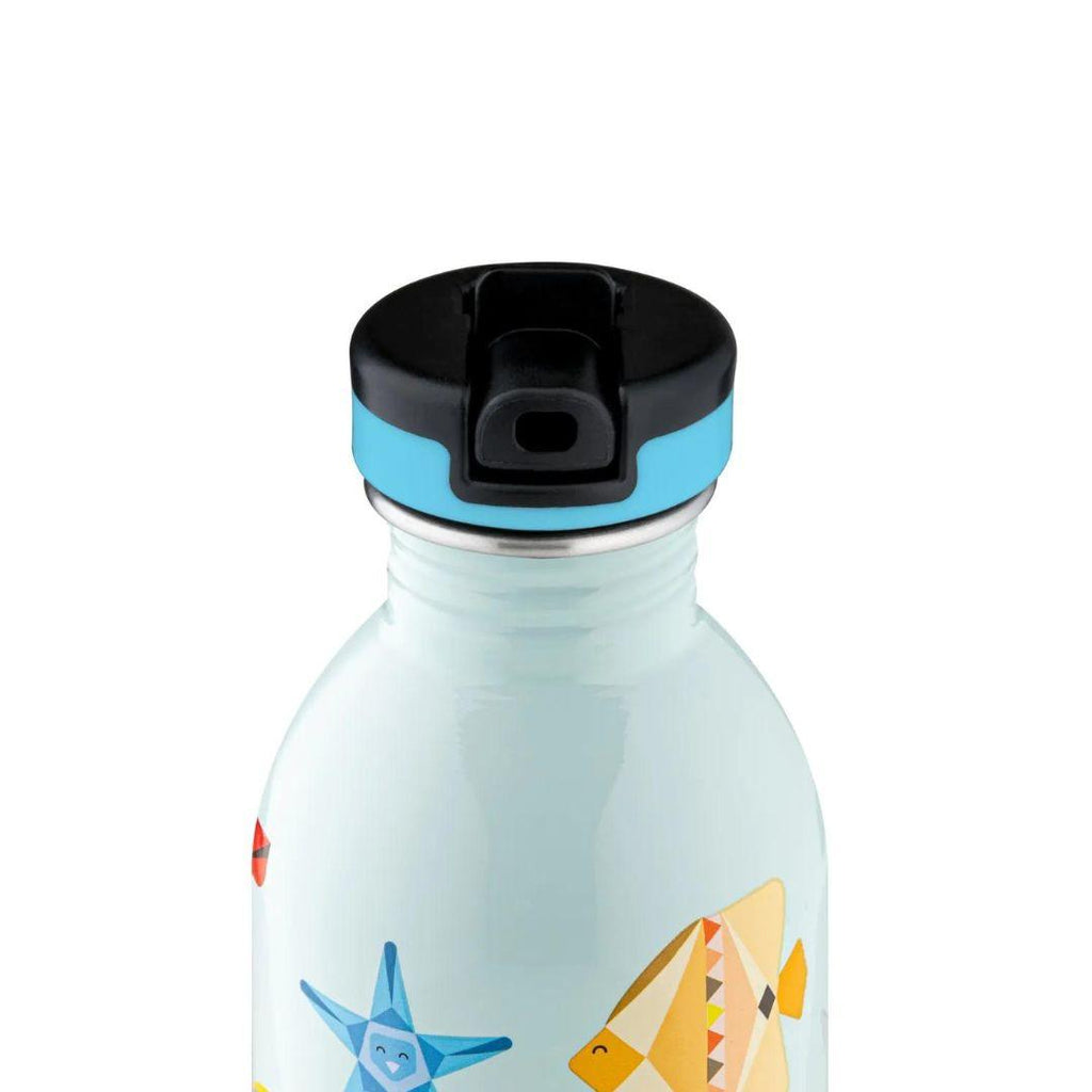 24Bottles Kids Bottle - Sea Friends 250ml (Sports Cap) - ScandiBugs