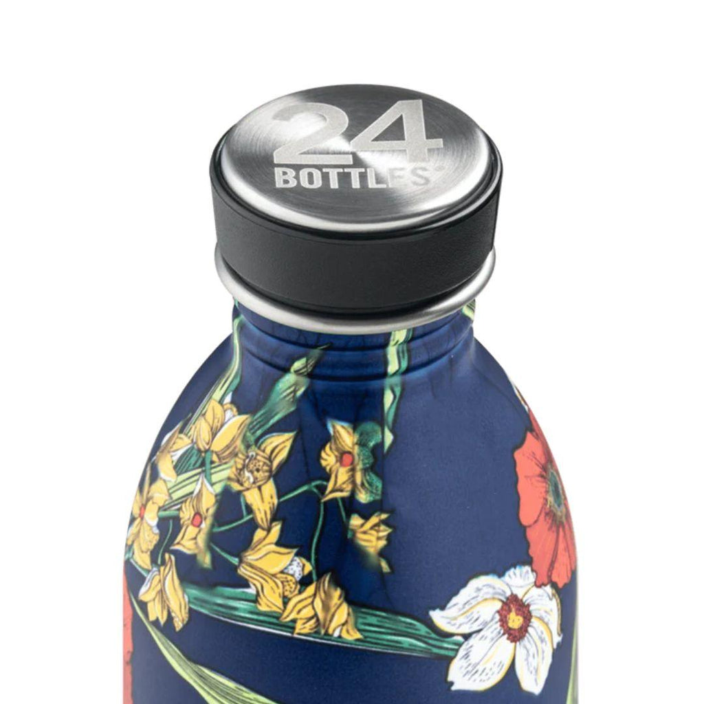 24Bottles Urban Bottle - Denim Bouquet - 500ml - ScandiBugs