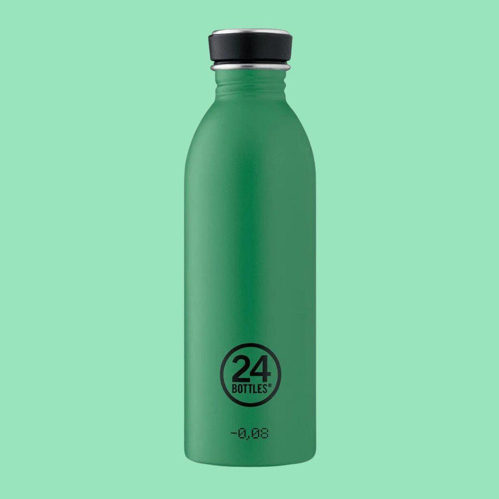 24Bottles Urban Bottle - Emerald Green - 500ml - ScandiBugs