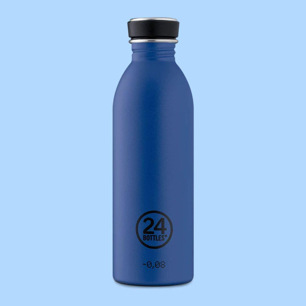 24Bottles Urban Bottle - Gold Blue - 500ml - ScandiBugs