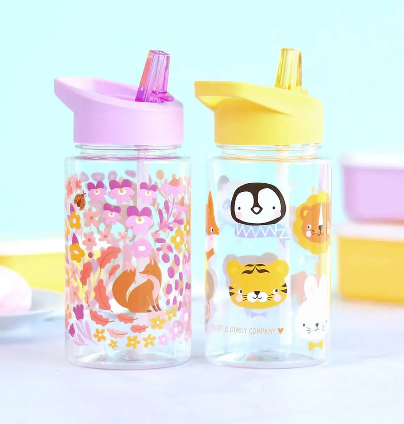 A Little Lovely Company - Kids Drink/Water Bottle: Animal friends