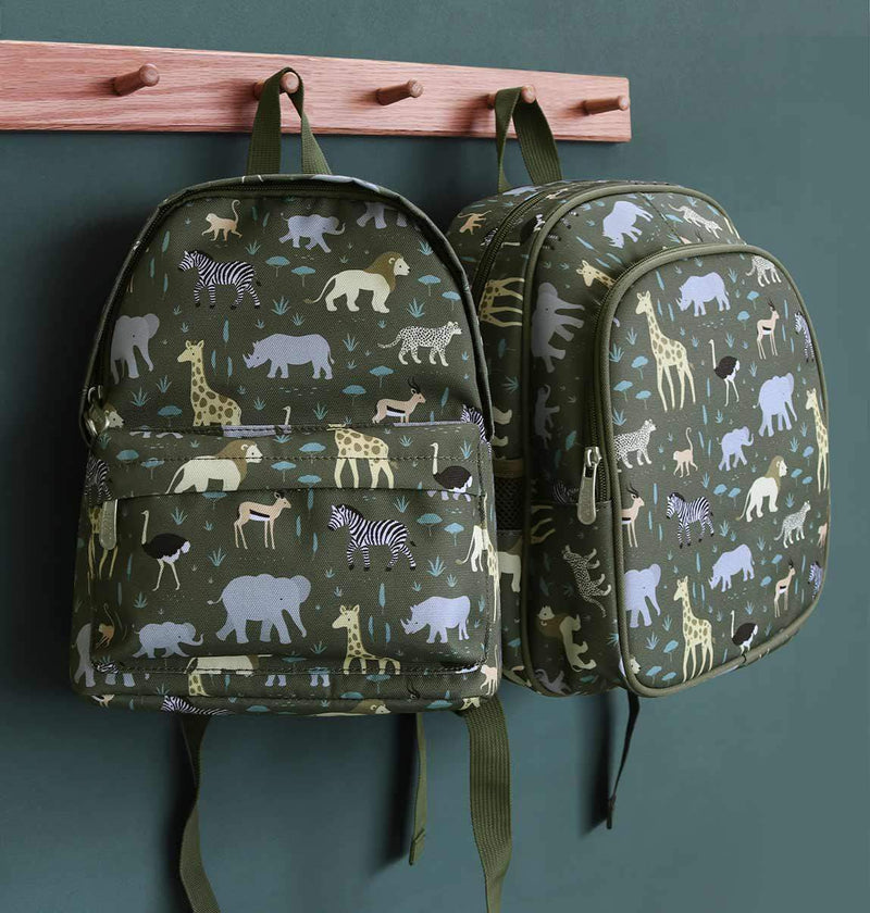 A Little Lovely Company - Backpack with Insulated Pocket: Savanna