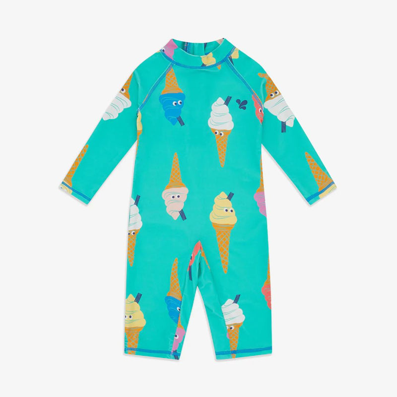 Muddy Puddles UV Protective Surf Suit - Turquoise Ice Cream