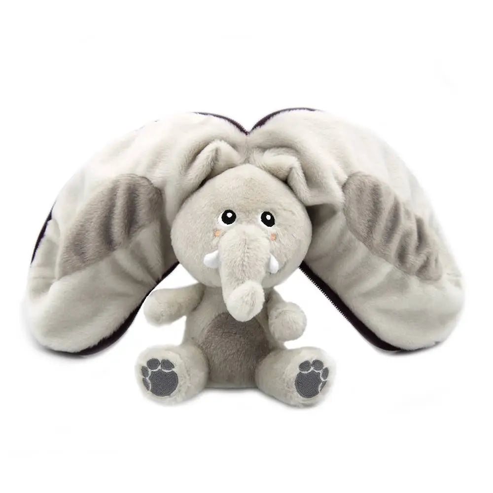 Flipetz the 2-in-1 Plush Toy - Reset the Elephant/Aubergine