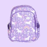 A Little Lovely Company - Backpack with insulated pocket: Unicorn dreams