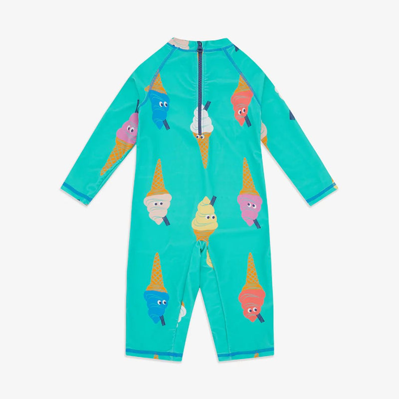 Muddy Puddles UV Protective Surf Suit - Turquoise Ice Cream