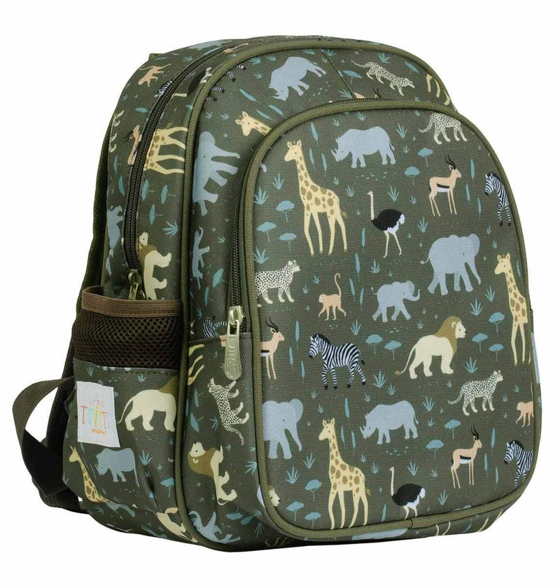 A Little Lovely Company - Backpack with Insulated Pocket: Savanna