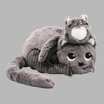 Les Ptipotos - Charlie The Cat Mum & Baby: Brown Grey