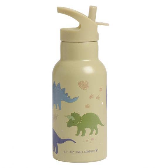 A Little Lovely Company - Kids Stainless Steel Drink / Water Bottle: Dinosaurs