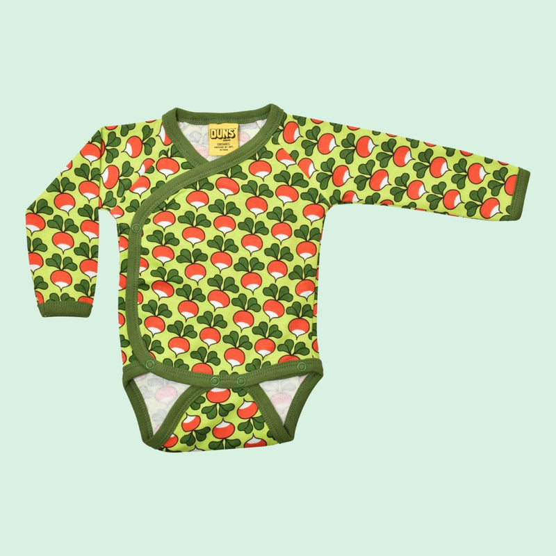 DUNS 가을 꽃 블루 - 기모노 랩 조끼