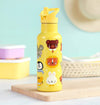 A Little Lovely Company - XL Stainless Steel Drink / Water Bottle: Animal Friends