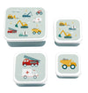 A Little Lovely Company - Lunch & Snack Box Set: Vehicles