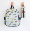 A Little Lovely Company - Backpack with Insulated Pocket: Vehicles