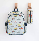 A Little Lovely Company - Backpack with Insulated Pocket: Vehicles