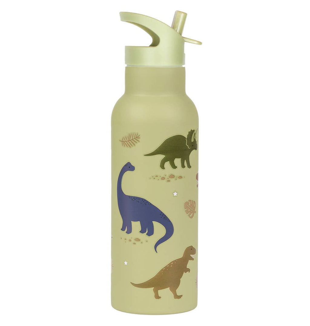A Little Lovely Company - XL Stainless Steel Drink / Water Bottle: Dinosaurs