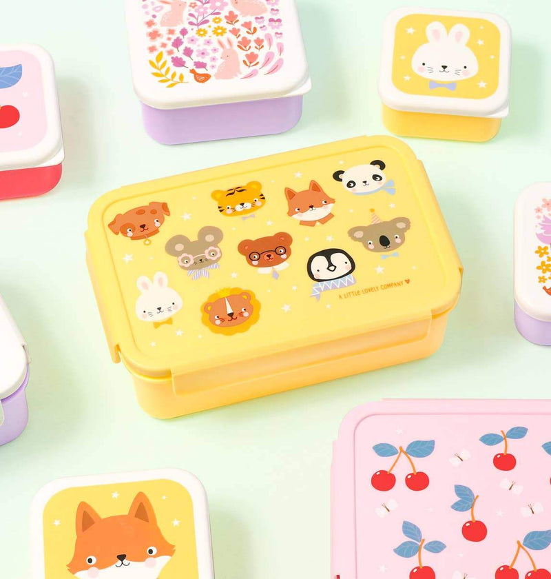 A Little Lovely Company - Bento Lunch Box: Animal friends