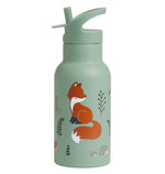 A Little Lovely Company - Kids Stainless Steel Drink / Water Bottle: Forest Friends