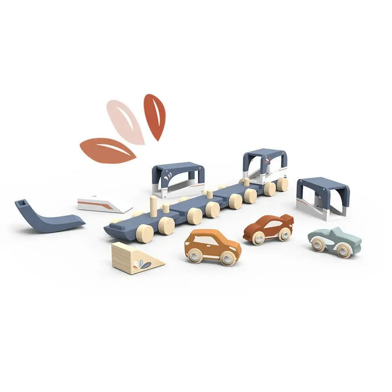 Speedy Monkey Train Vehicle Carrier with 3 Cars