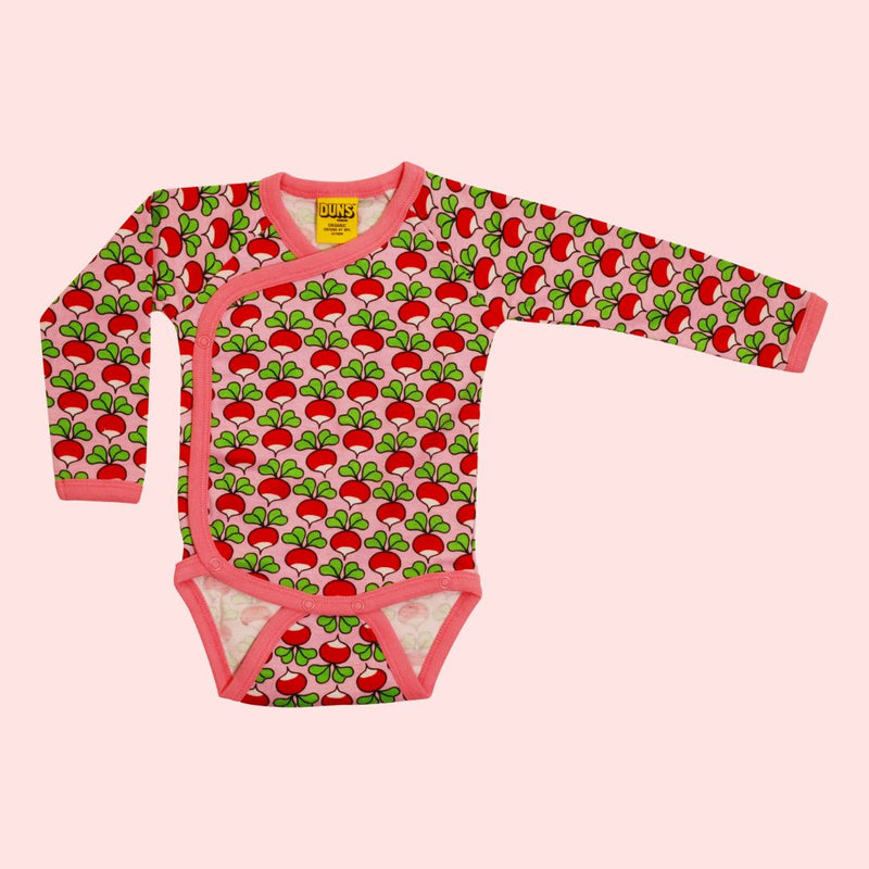 DUNS Radish: Prism Pink - Kimono Wrap Vest