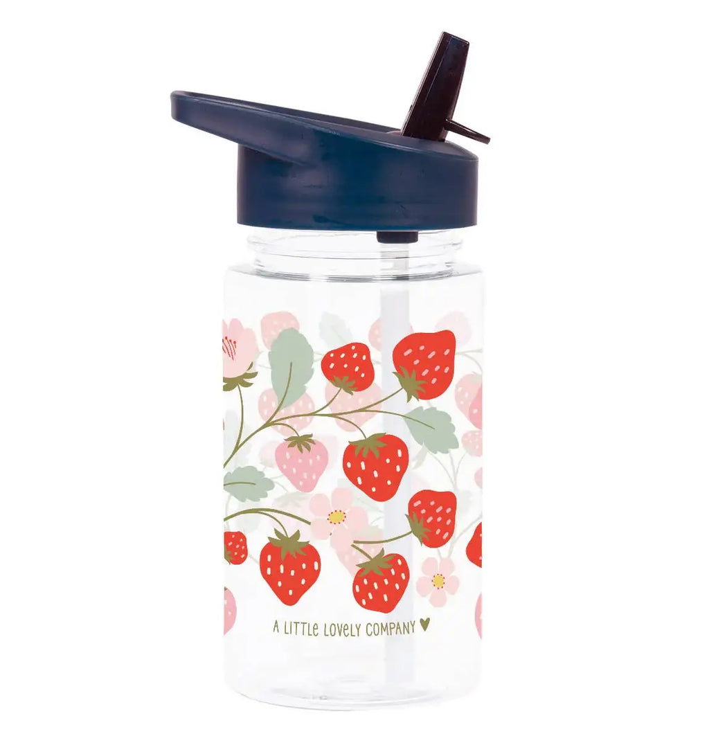 A Little Lovely Company - Kids Drink/Water Bottle: Strawberries