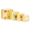 A Little Lovely Company - Lunch & Snack Box Set: Animal friends