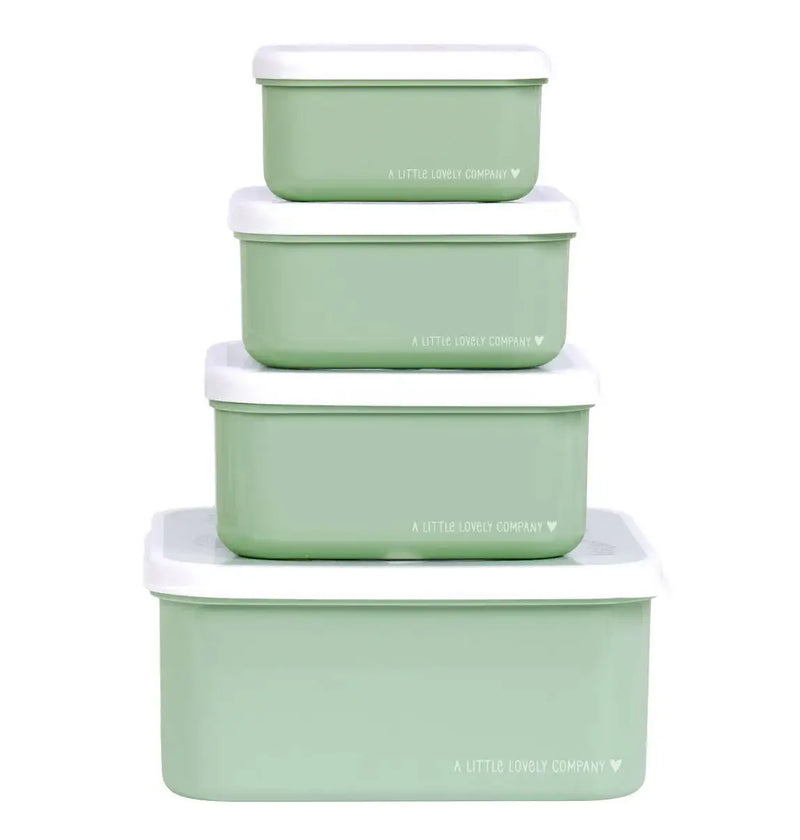 A Little Lovely Company - Lunch & Snack Box Set: Forest Friends