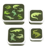 A Lovely Little Company Lunch & Snack Box Set: Crocodiles