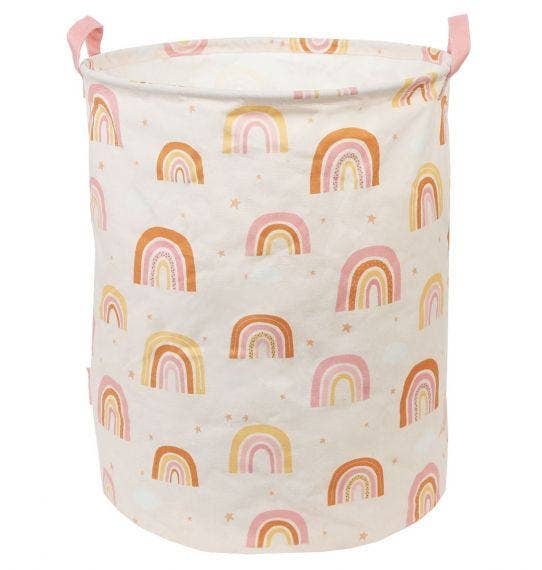 A Little Lovely Company - Storage basket: Rainbows