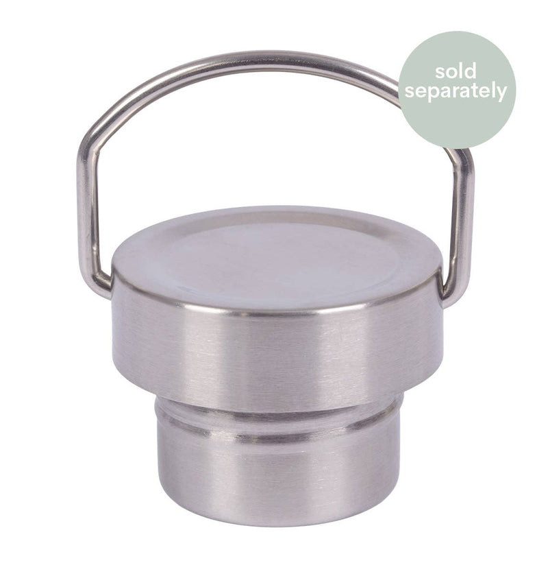 A Little Lovely Company - Kids Stainless Steel Drink / Water Bottle: Rainbows