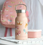 A Little Lovely Company Kids Stainless Steel Drink / Water Bottle: Butterflies